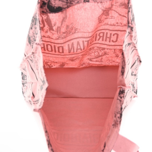 CHRISTIAN DIOR 
Canvas Dioriviera Tote Pink Grey new - Picture 4 of 6